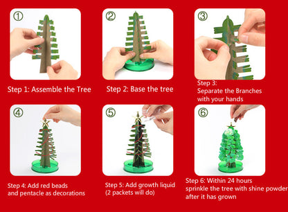 Novelty Magic Growing Christmas Tree Paper Christmas Tree