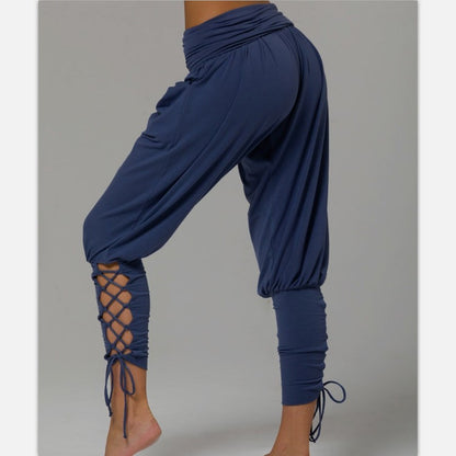 High waist pocket binding casual women's Leggings