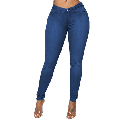 Explosive Style Jeans Women European Style Women'S Skinny Jeans Pencil Pants Xl