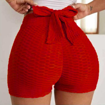 Bow Shorties - Scrunch Booty Shorts