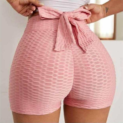 Bow Shorties - Scrunch Booty Shorts