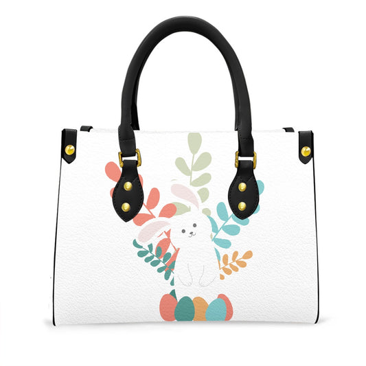 Women's Tote Bag With Black Handle