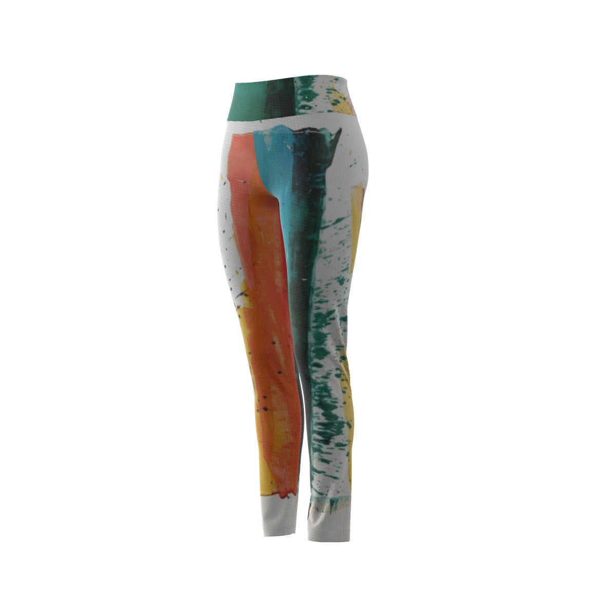 Women's High Waist Leggings | Side Stitch Closure "Light Colors"