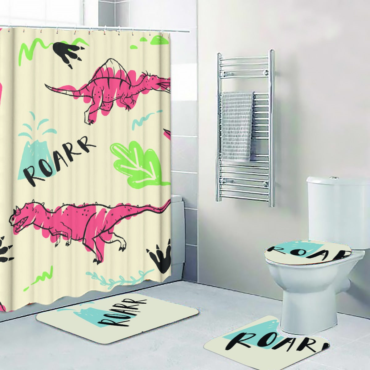 Four-piece Bathroom Dino Power