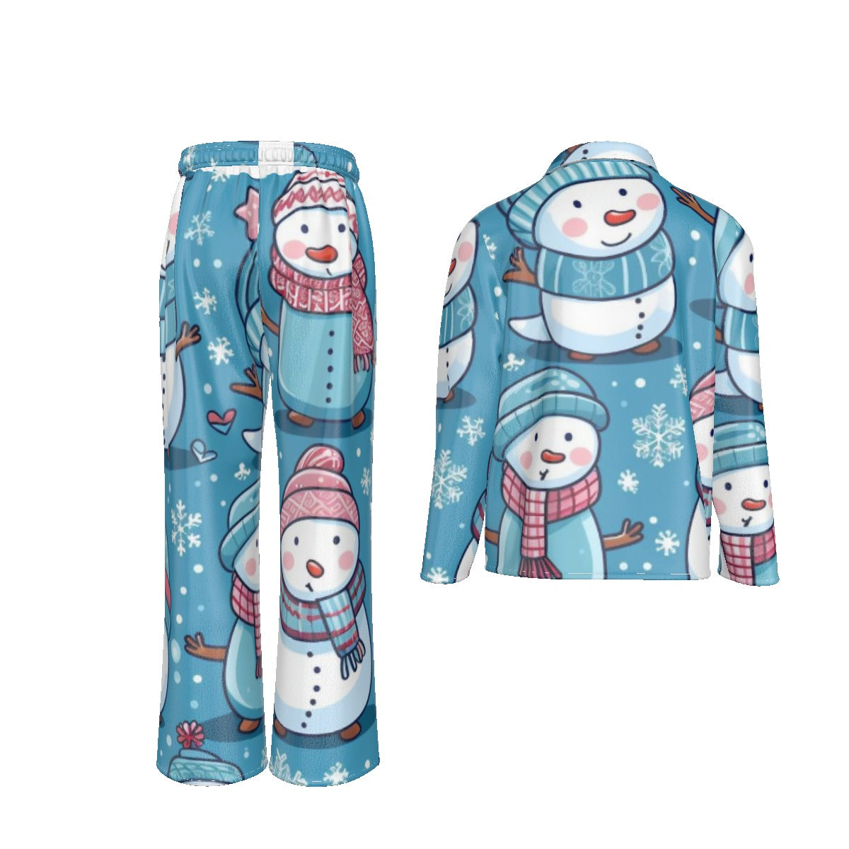 Holiday Men's Lapel Pajama Set