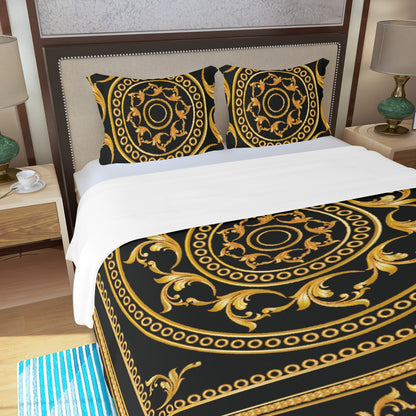 Three Piece Duvet Bedding Set Medallion