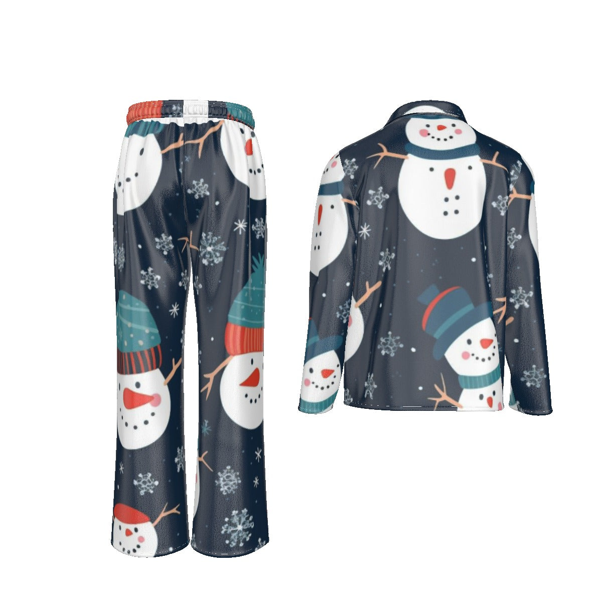 Holiday Men's Lapel Pajama Set