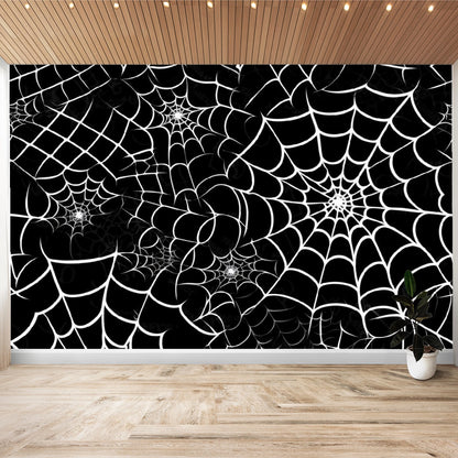 Wall Stickers Black Webbing