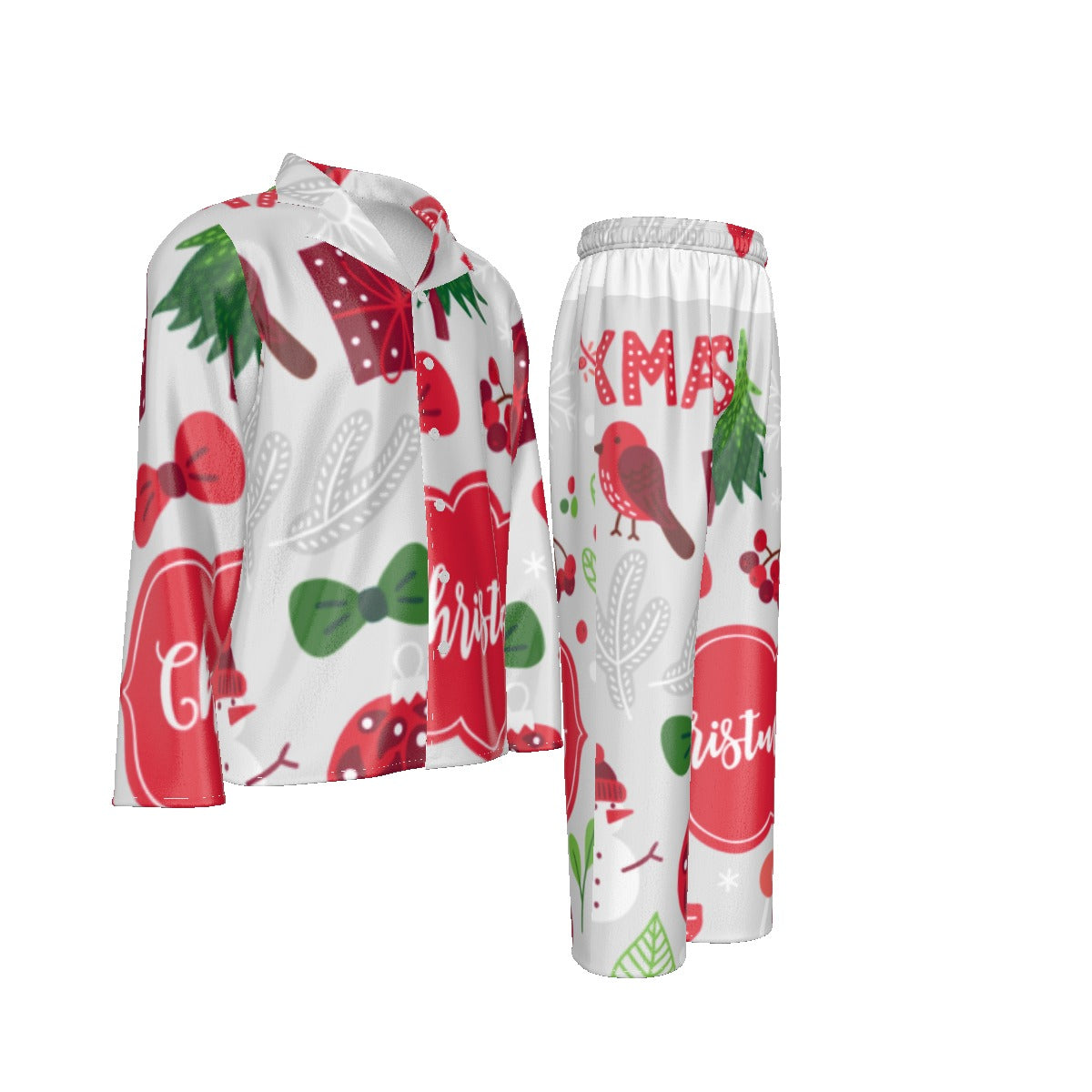 Holiday Men's Lapel Pajama Set