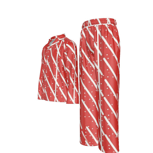 Holiday Men's Lapel Pajama Set