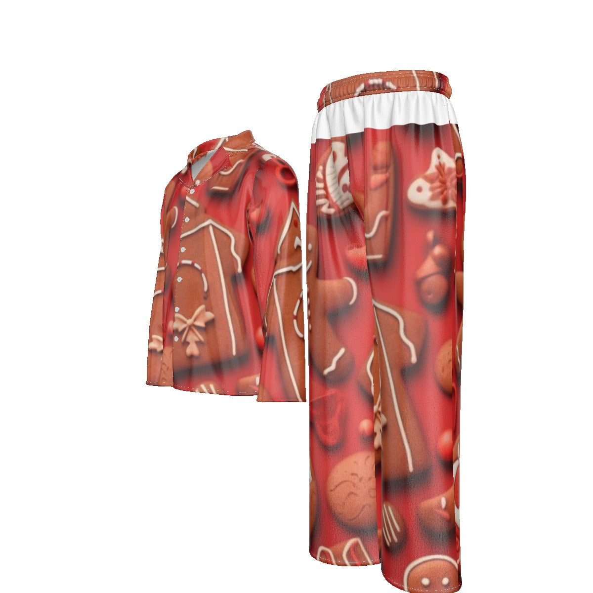 Holiday Men's Lapel Pajama Set