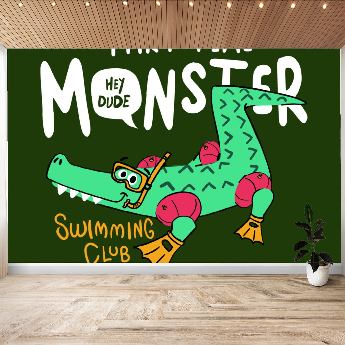 Wall Stickers Monster Alligator