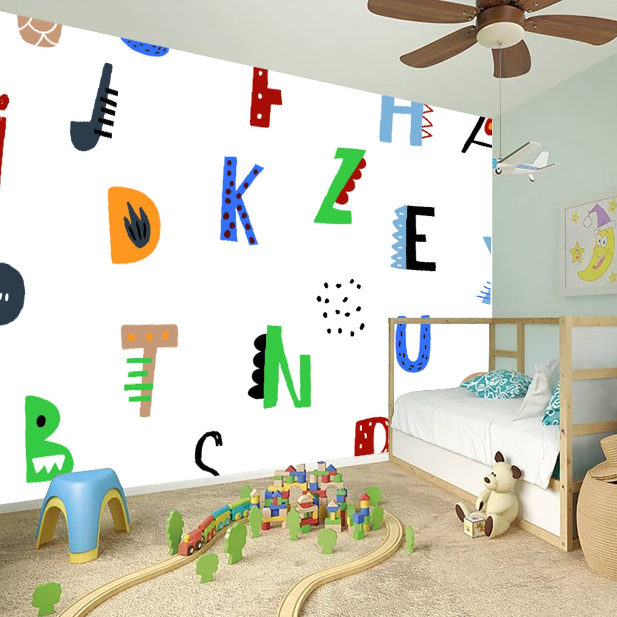 Wall Stickers Colors of Letters