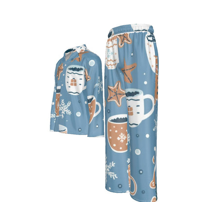 Holiday Men's Lapel Pajama Set