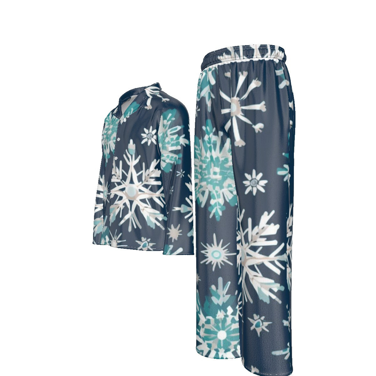 Holiday Men's Lapel Pajama Set