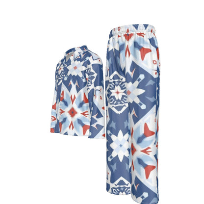 Holiday Men's Lapel Pajama Set