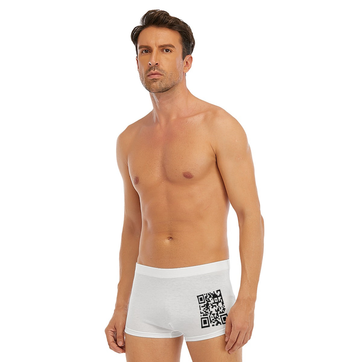 Men's Short Boxer Briefs "Assume the Position"