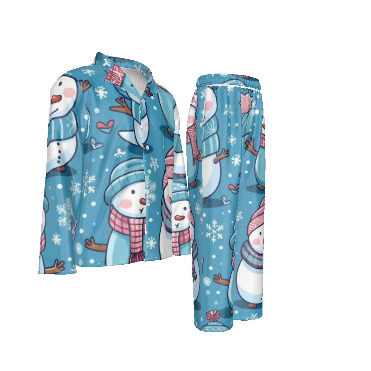 Holiday Men's Lapel Pajama Set