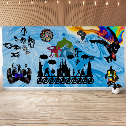 Over Size Wall Stickers Super Heroes