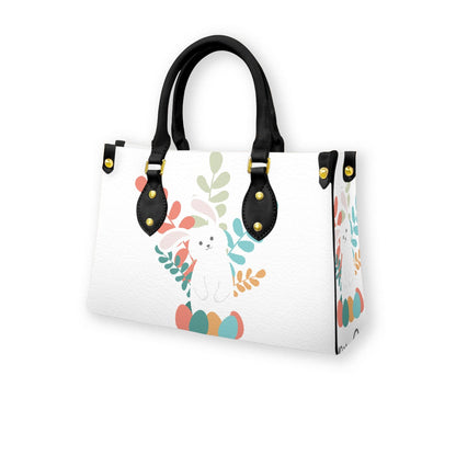 Women's Tote Bag With Black Handle