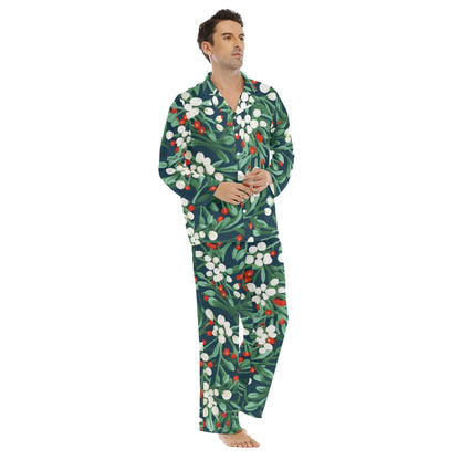 Holiday Men's Lapel Pajama Set