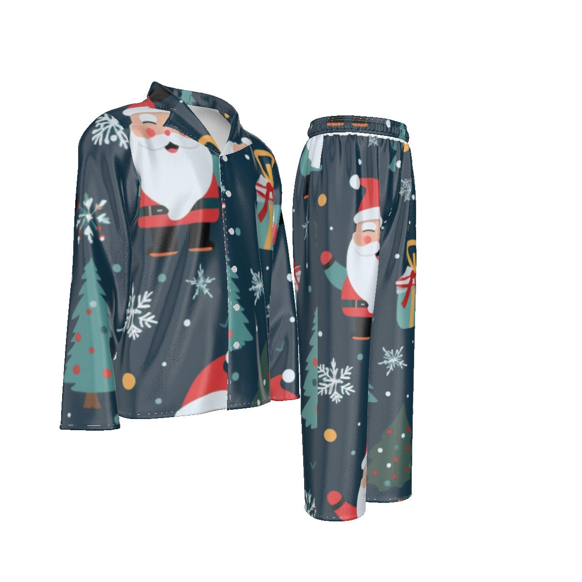 Holiday Men's Lapel Pajama Set