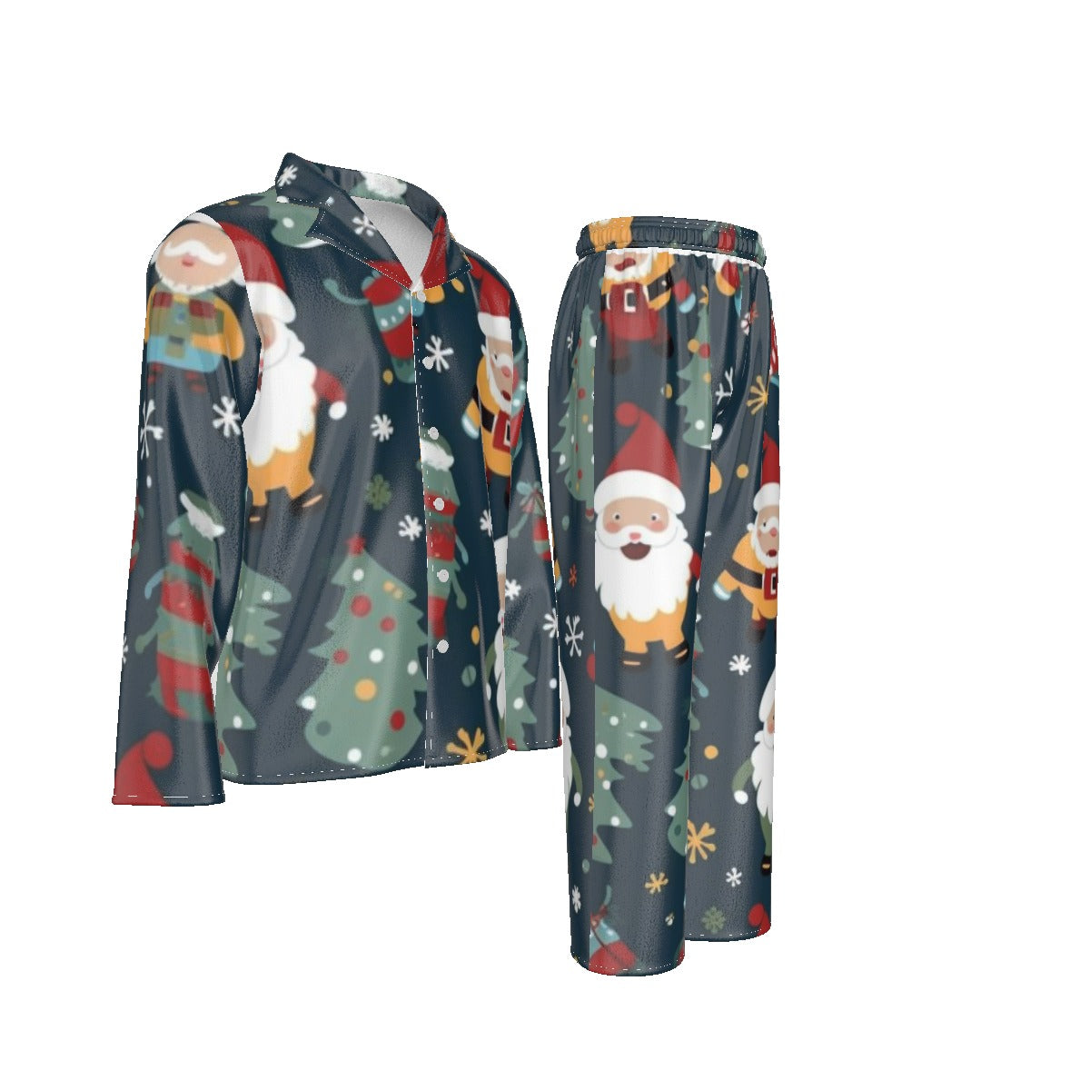 Holiday Men's Lapel Pajama Set