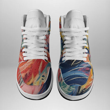 Synthetic Leather Stitching Shoes "Summer in Miami"