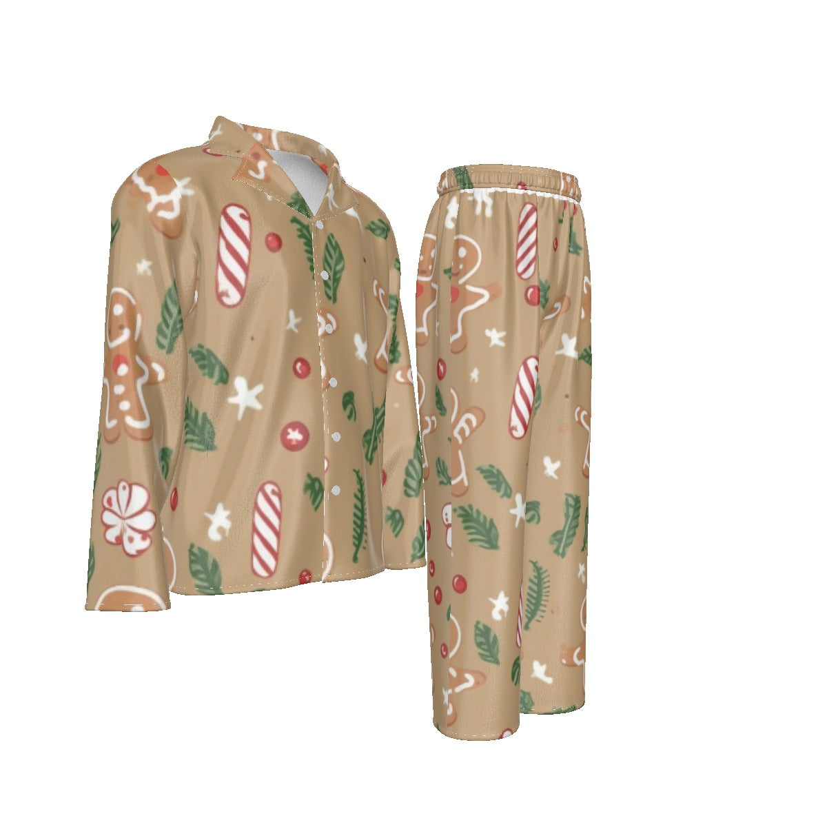 Holiday Men's Lapel Pajama Set