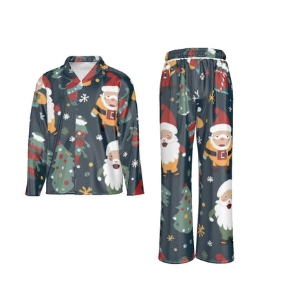 Holiday Men's Lapel Pajama Set