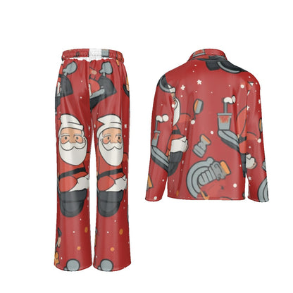 Holiday Men's Lapel Pajama Set