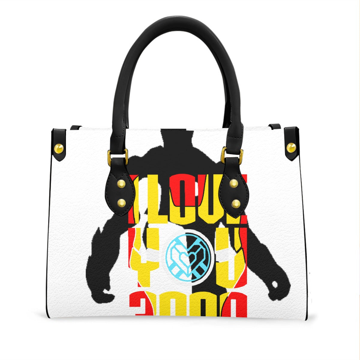 Women's Tote Bag With Black Handle