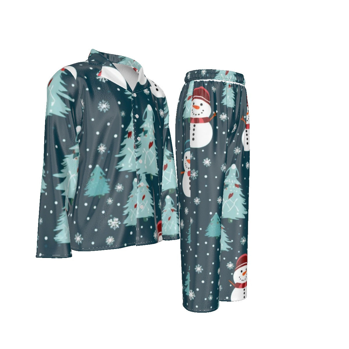 Holiday Men's Lapel Pajama Set