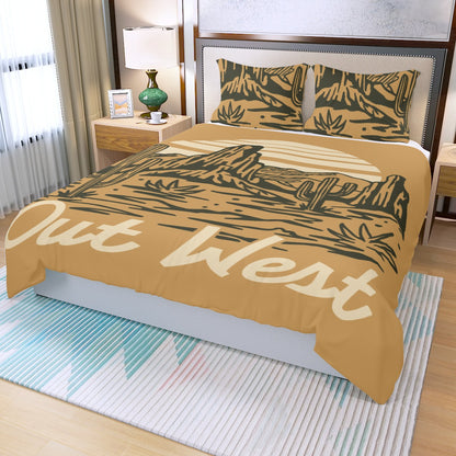 Three Piece Duvet Bedding Set in the Desert