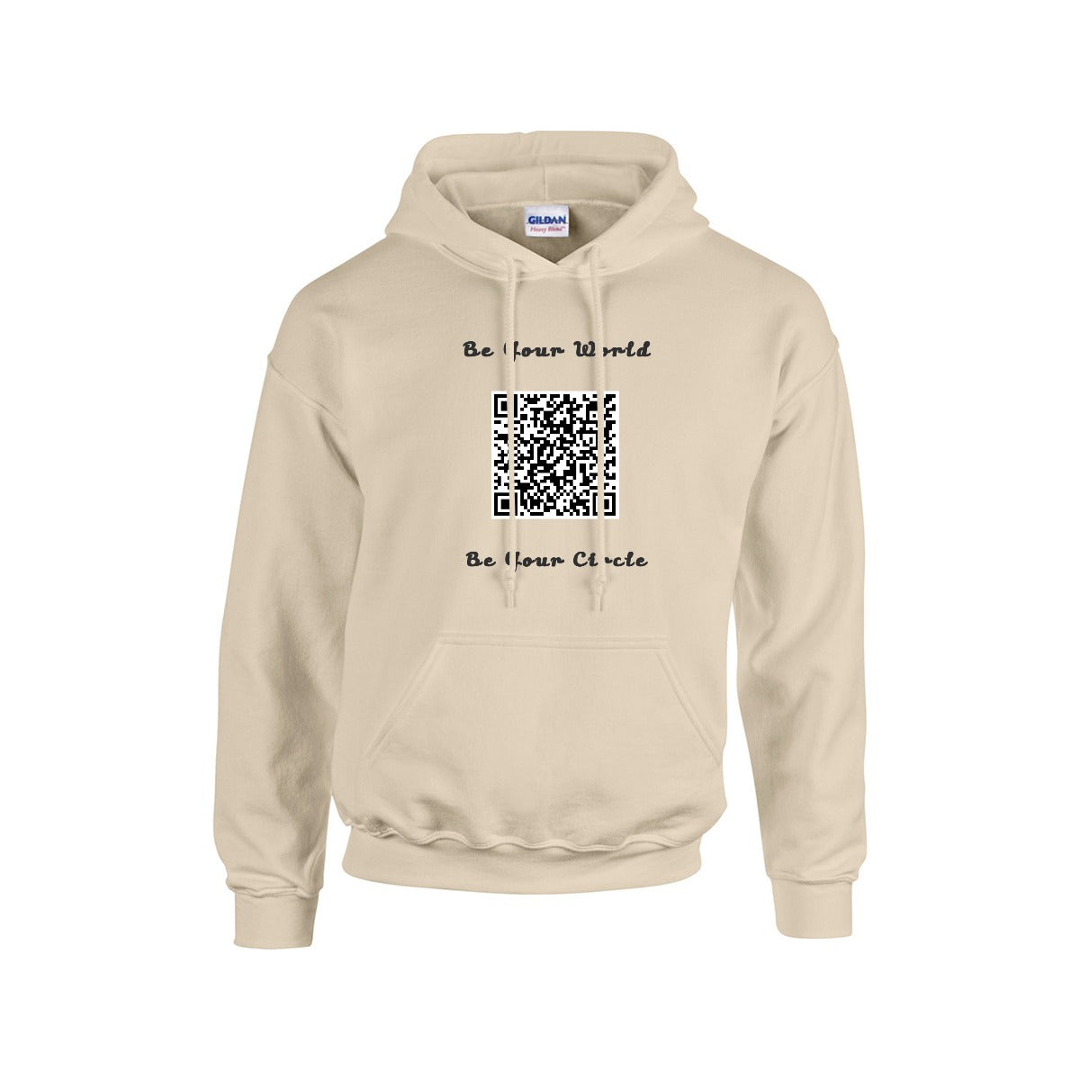 Hoodie "Be Your world and be your circle"