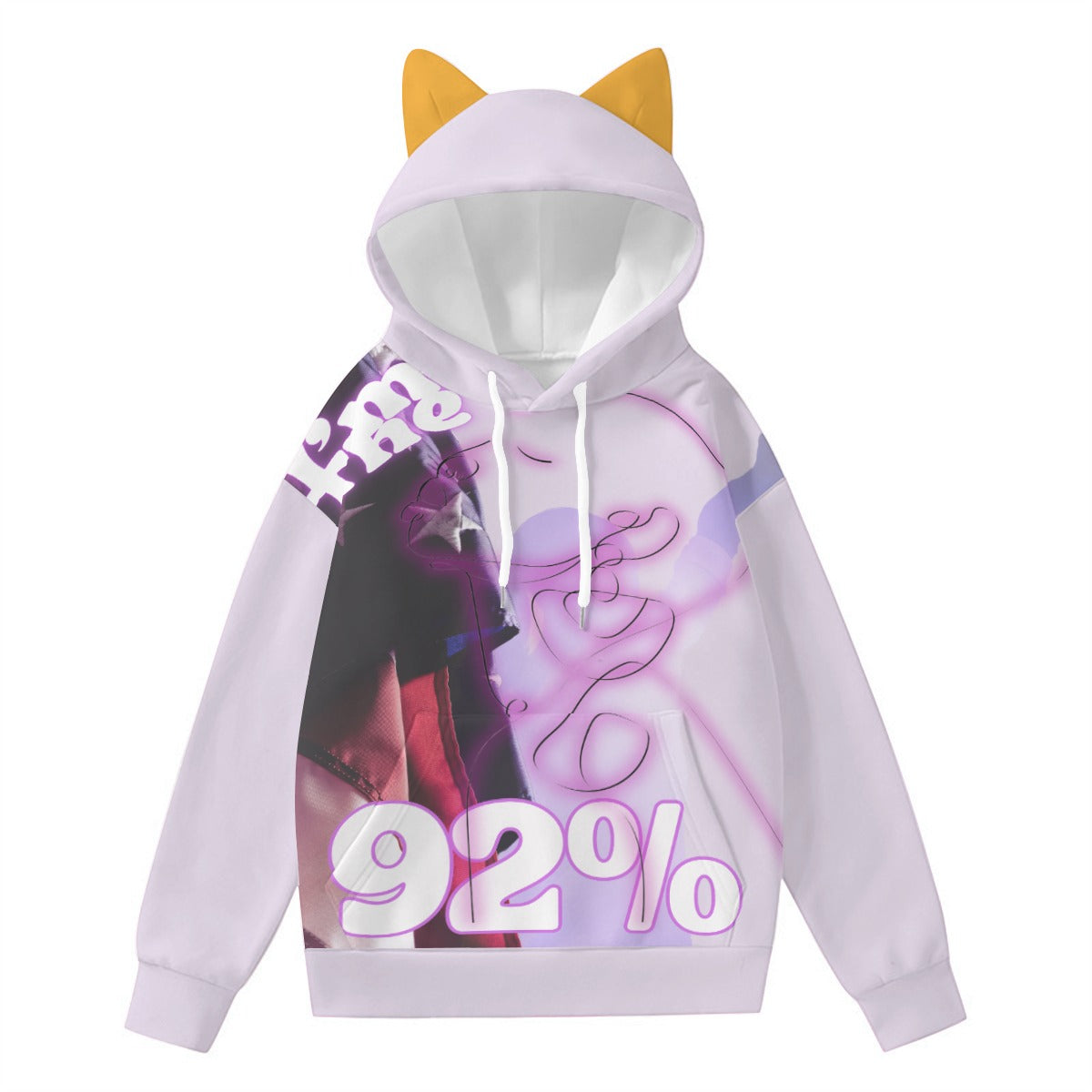 I'm the 92% Women’s Hoodie With Decorative Ears