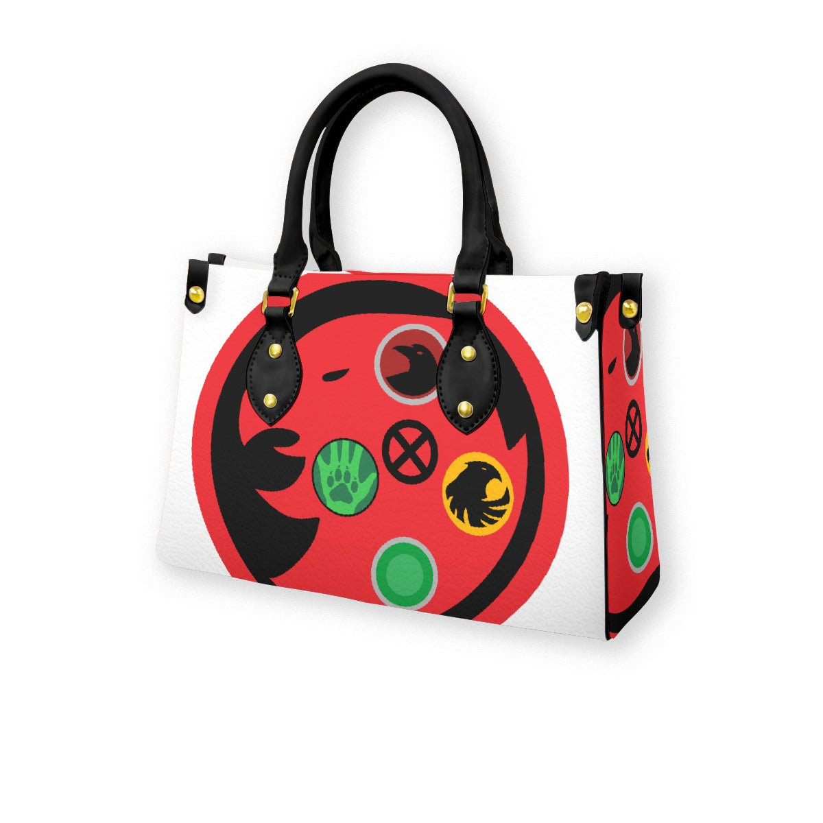 Women's Tote Bag With Black Handle