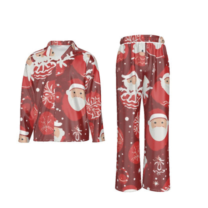 Holiday Men's Lapel Pajama Set