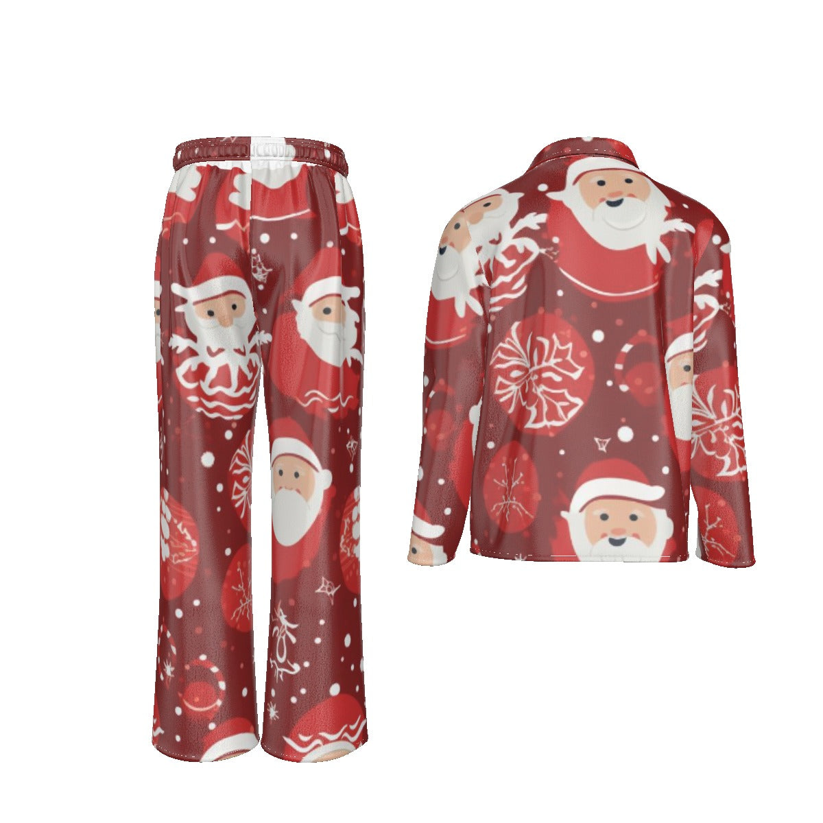 Holiday Men's Lapel Pajama Set