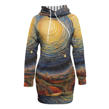 Women's Pullover Hoodie With Raglan Sleeve