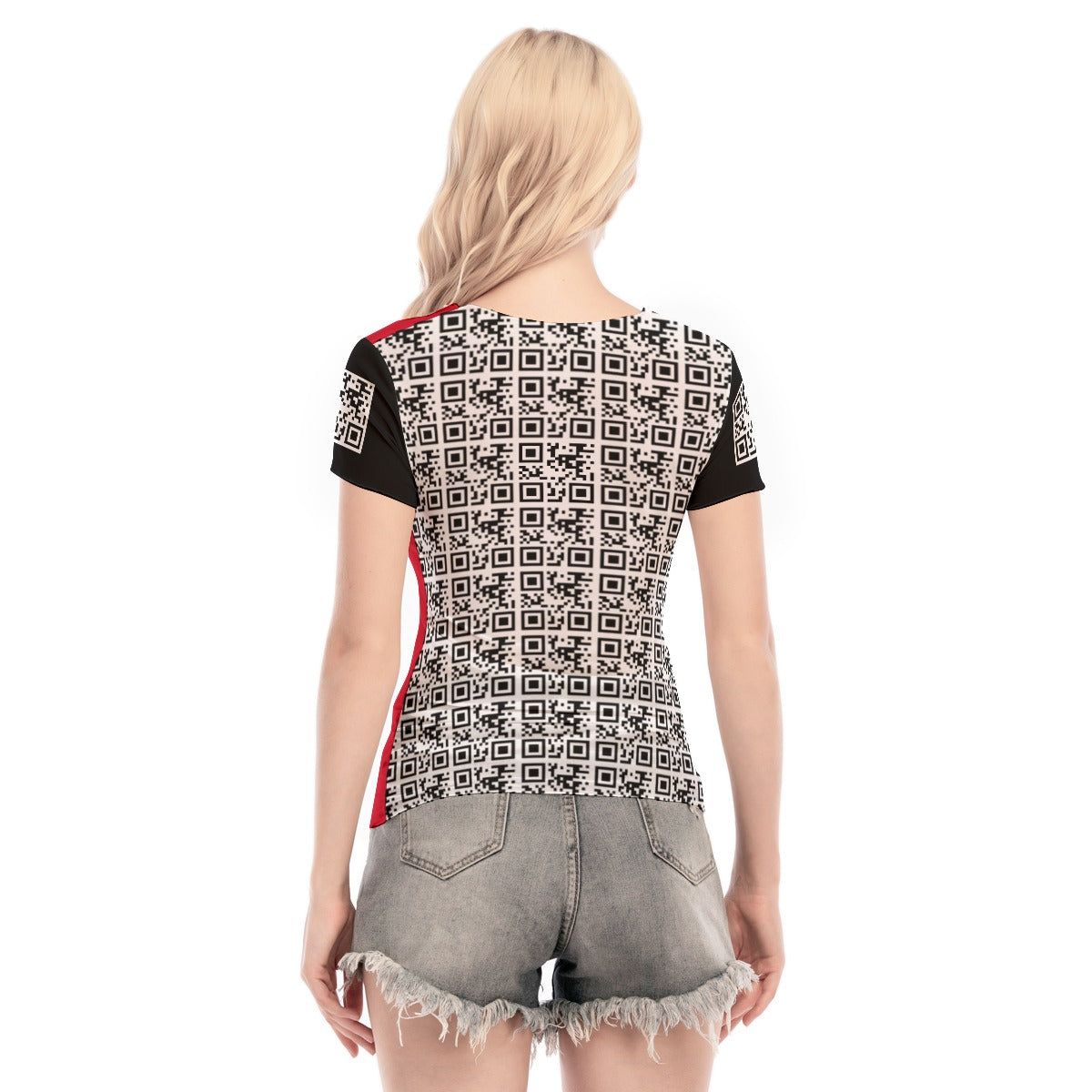 Women's Short Sleeve Mesh Blouse "Hot Babe"