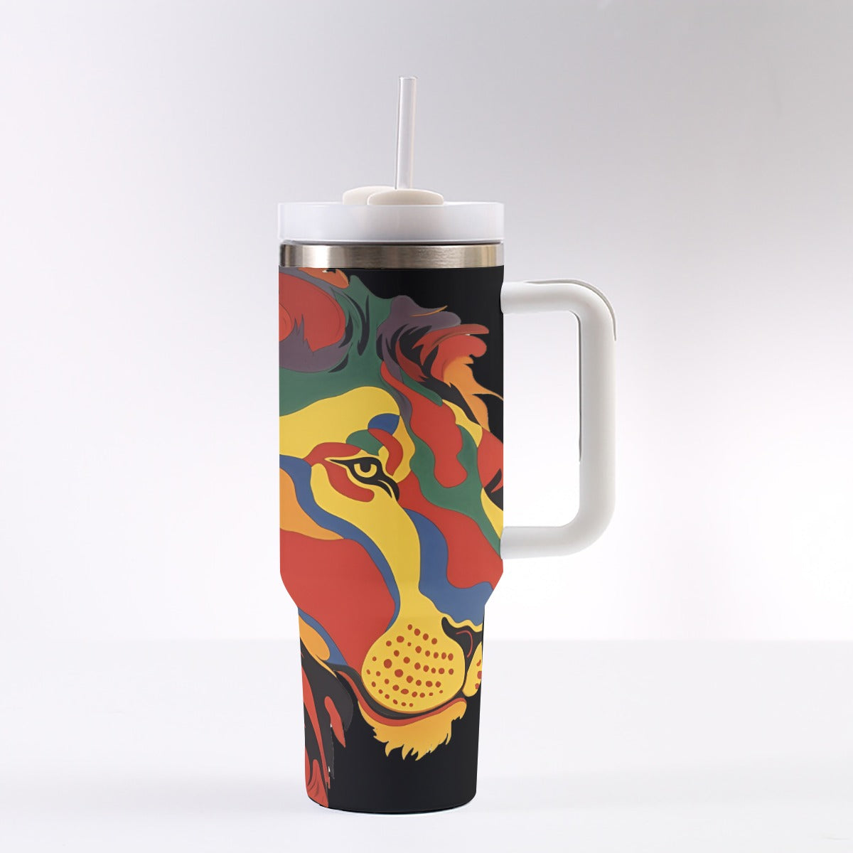 Tumbler With Handle The Lion