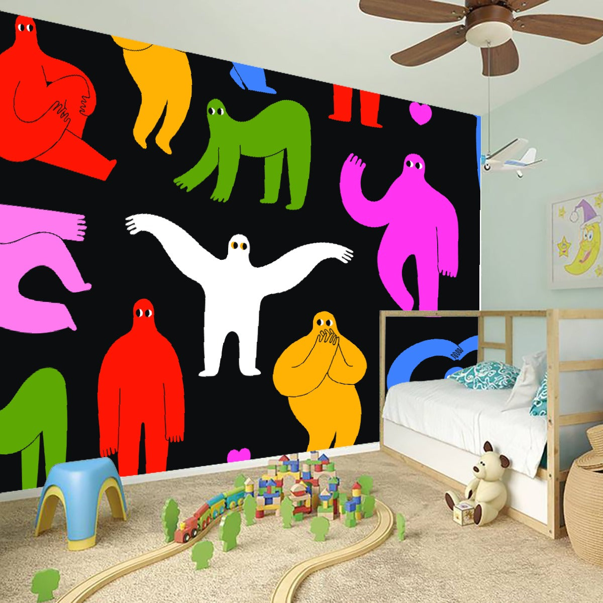 Wall Stickers Men in Color