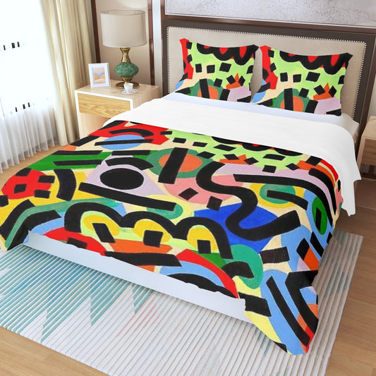 Three Piece Duvet Bedding Set Colors