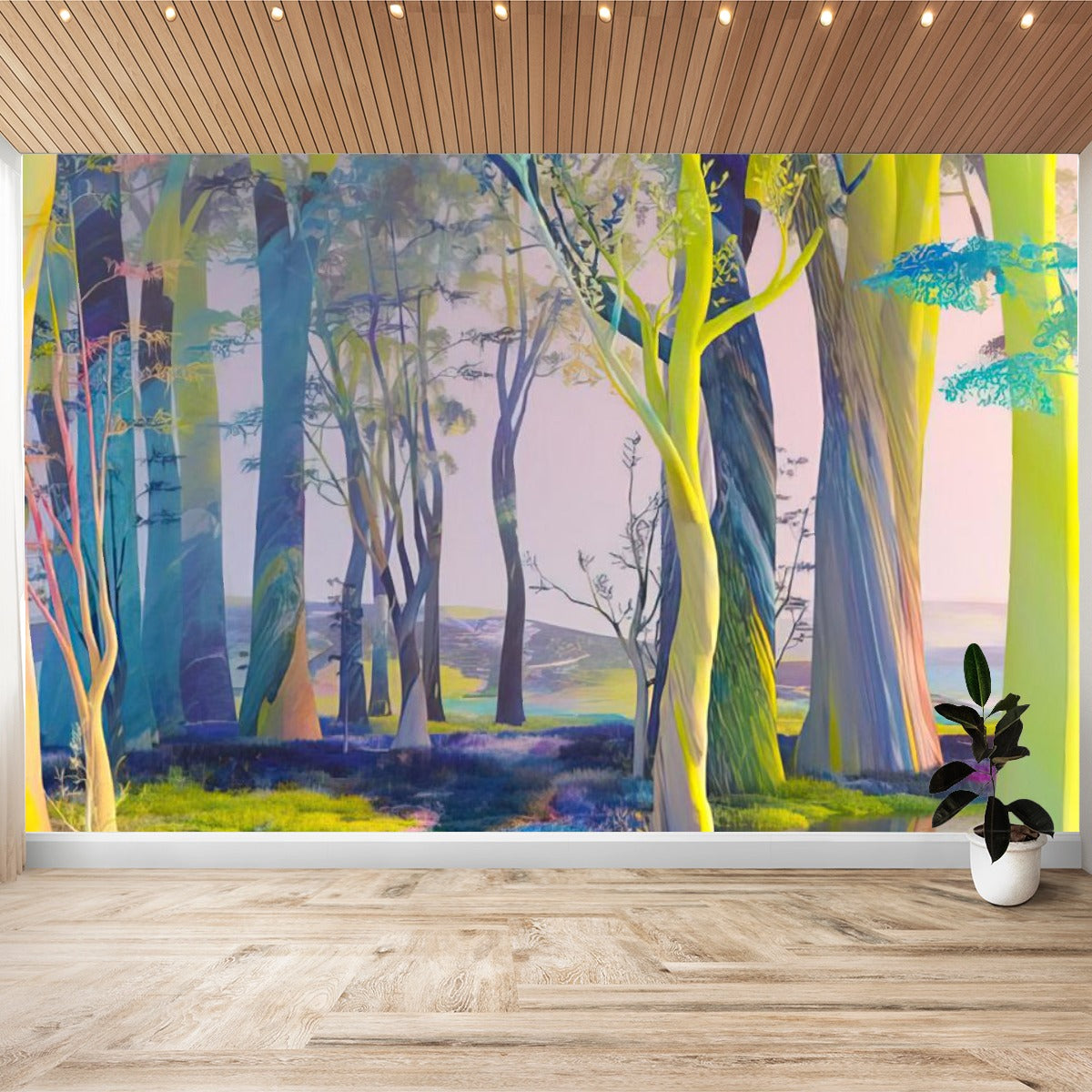 Wall Stickers Green Trees