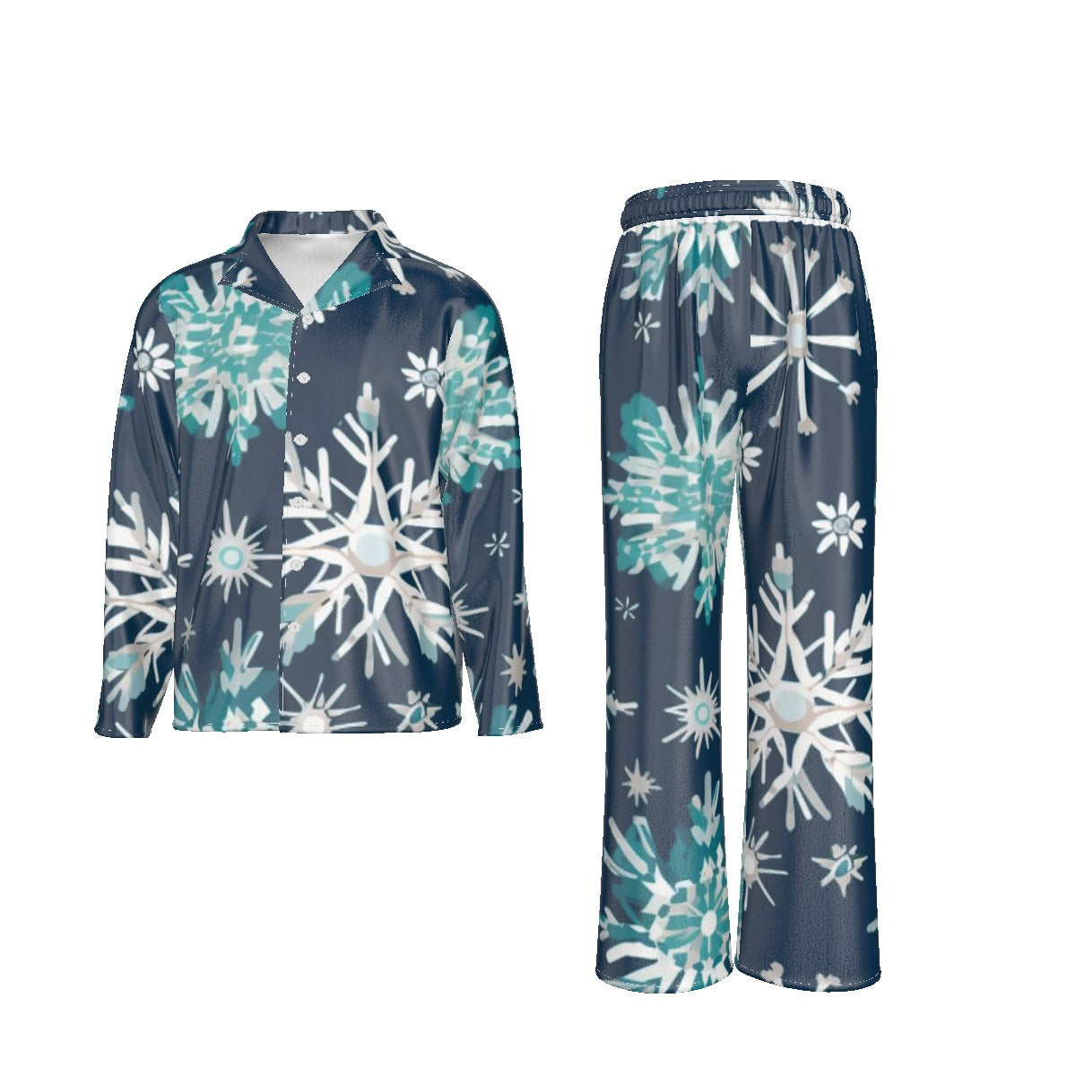 Holiday Men's Lapel Pajama Set