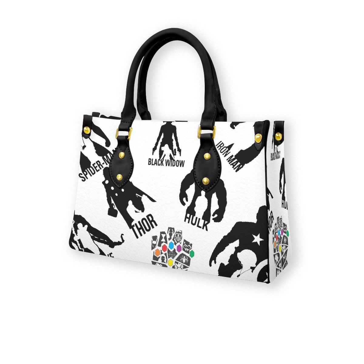 Women's Tote Bag With Black Handle