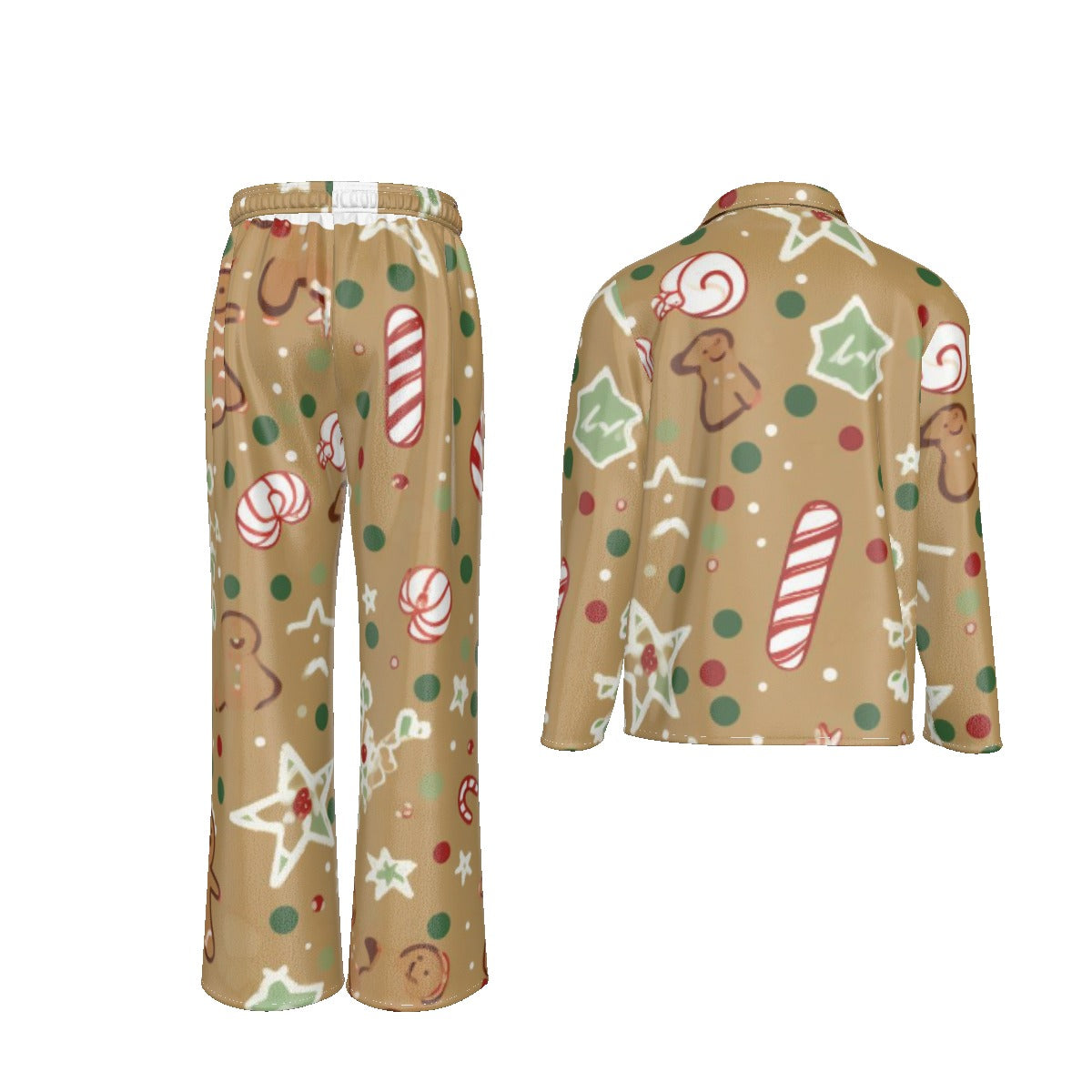 Holiday Men's Lapel Pajama Set