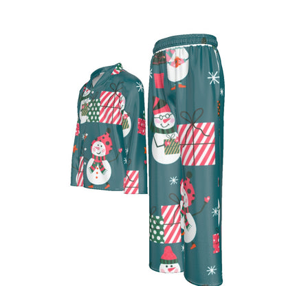 Holiday Men's Lapel Pajama Set