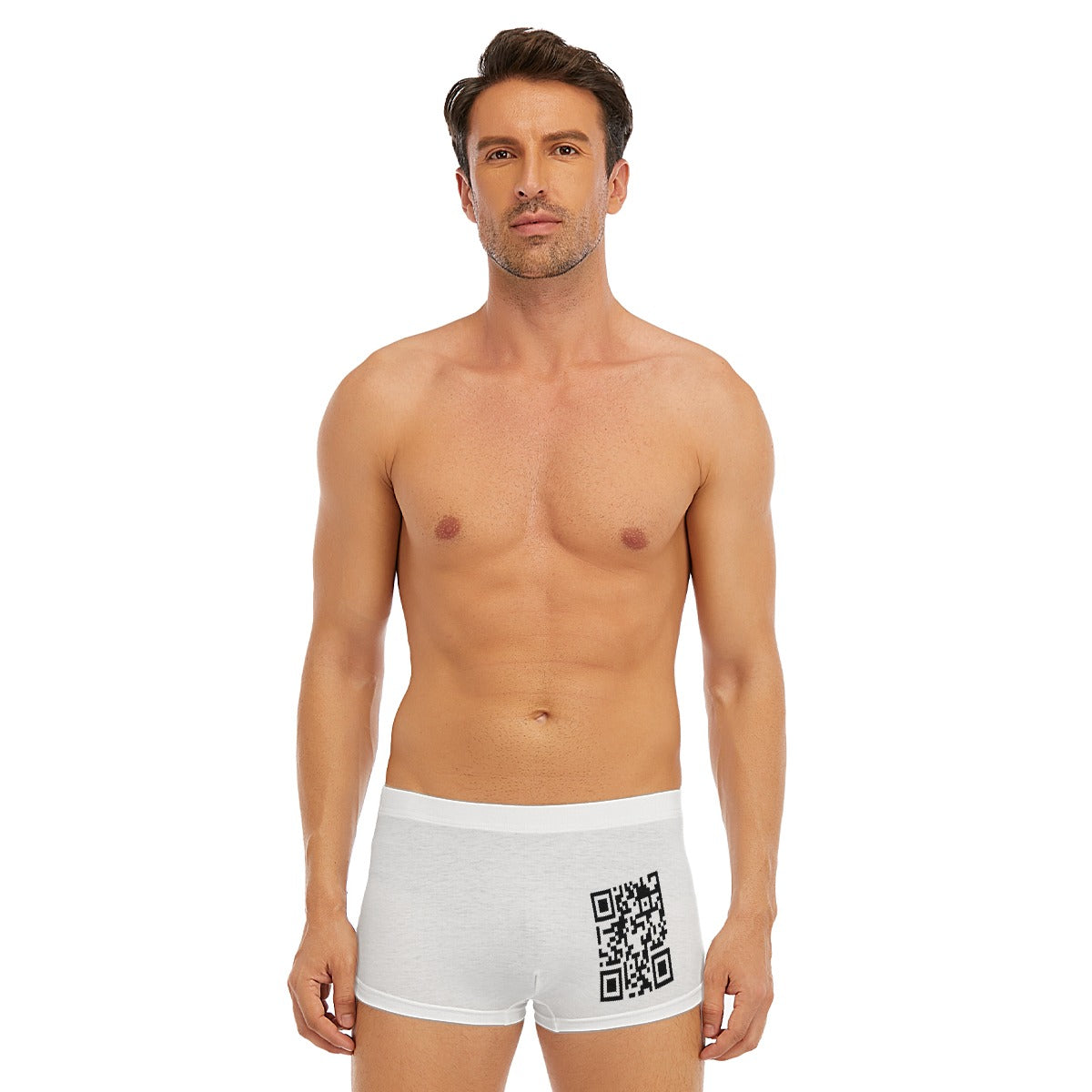 Men's Short Boxer Briefs "Assume the Position"